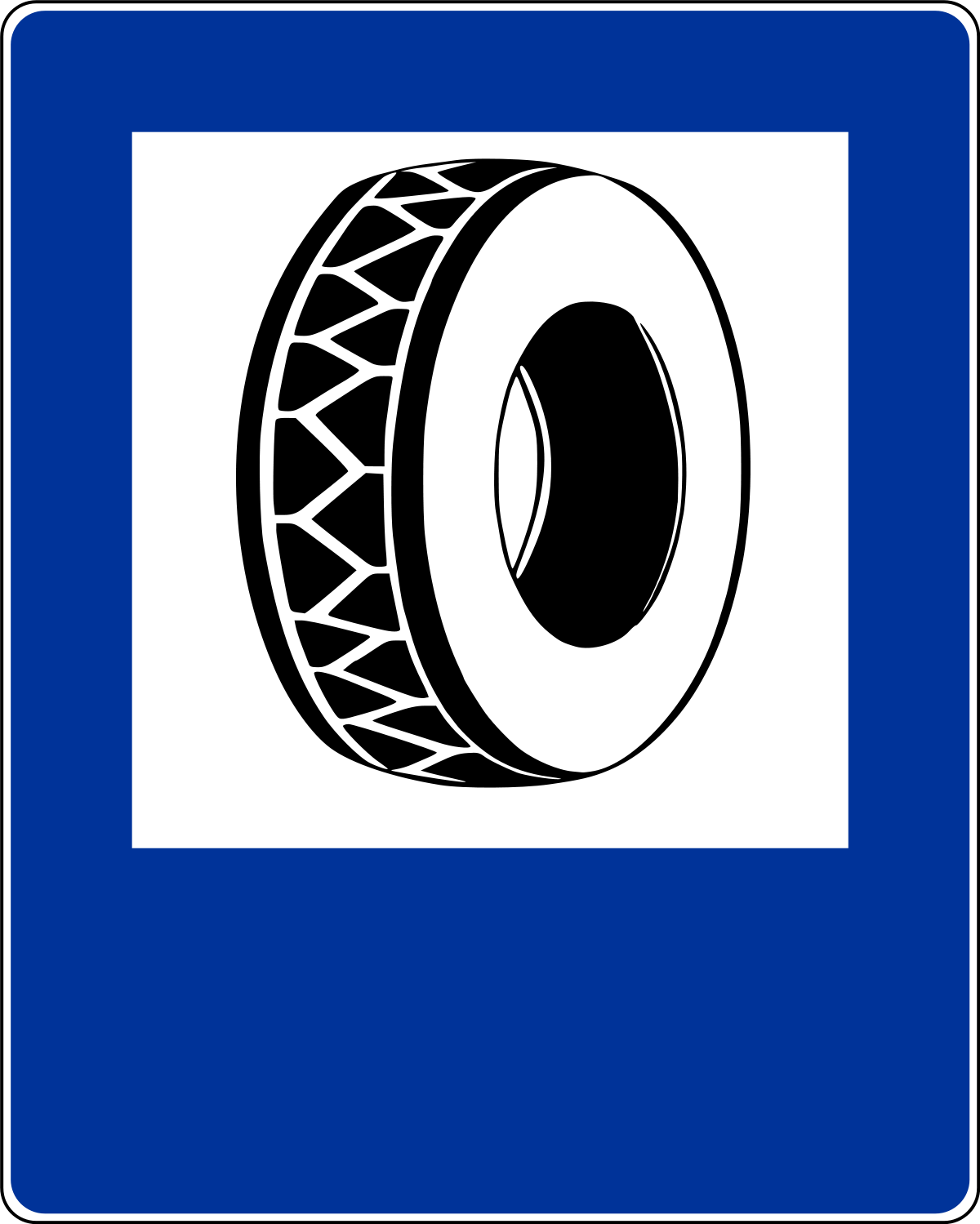 Znaki informacyjne - Wulkanizacja D-26a