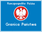 Znaki uzupełniające - Granica państwa, numer F-2a