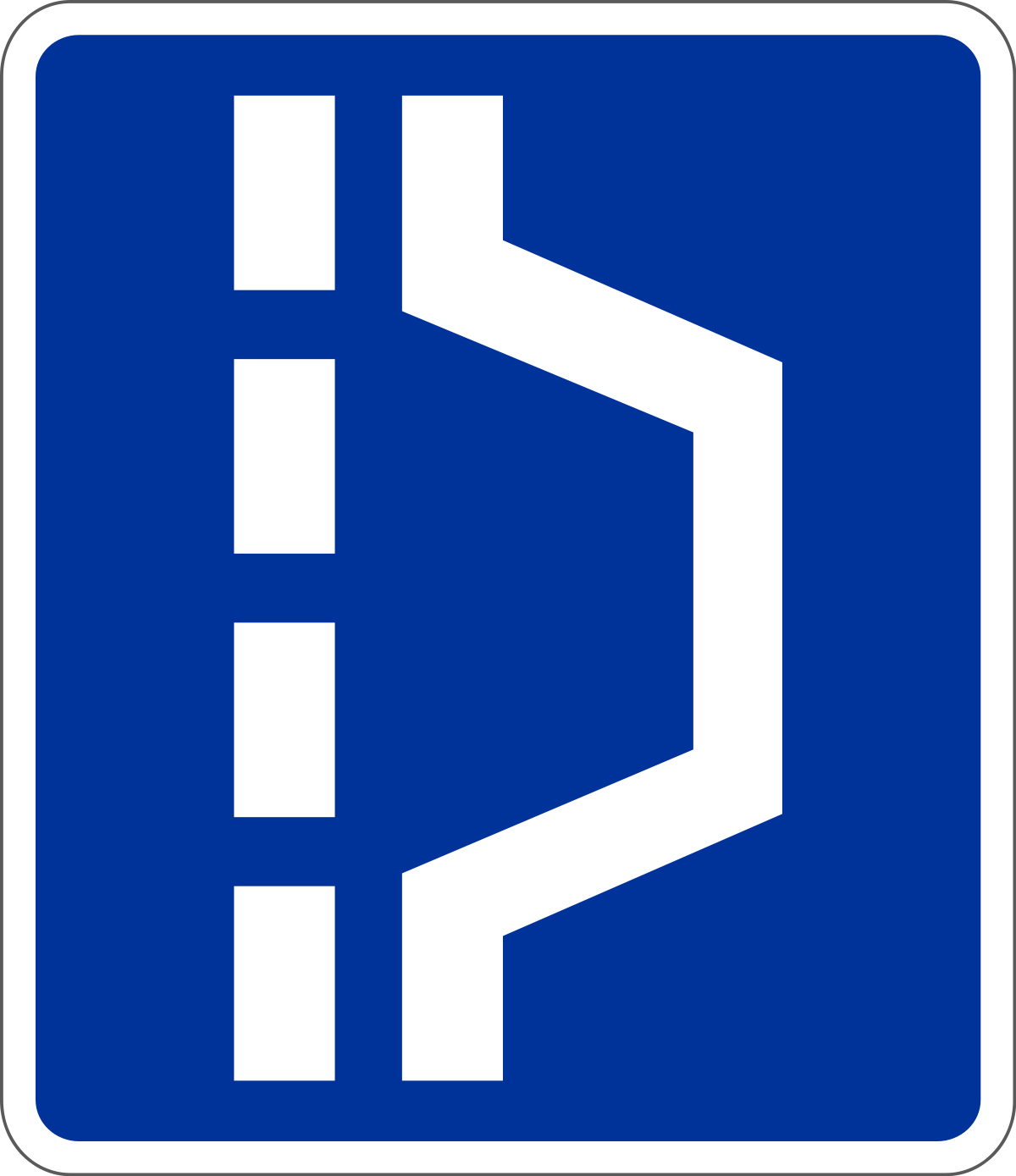 Znaki informacyjne - Zatoka D-50